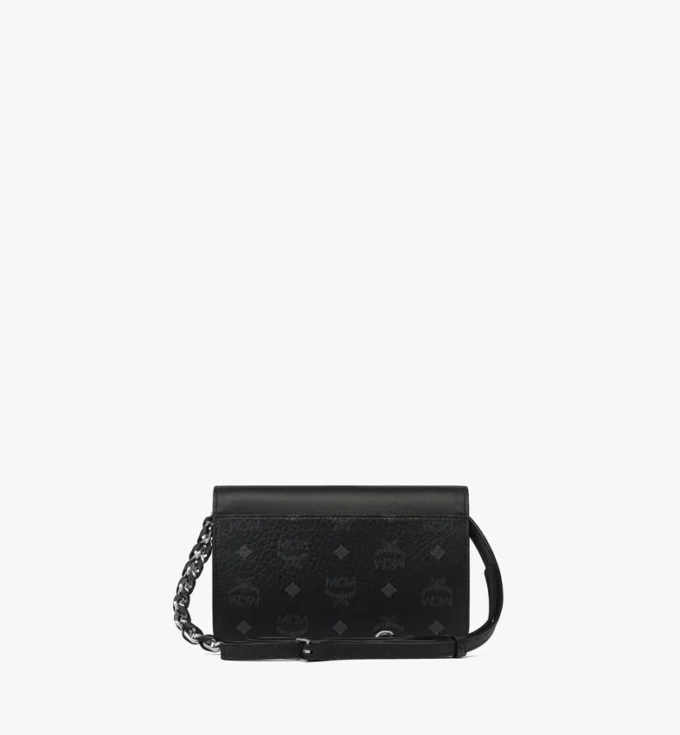 Diamond Shoulder Bag in Visetos Leather Mix Diamond Shoulder Bag in Visetos Leather Mix