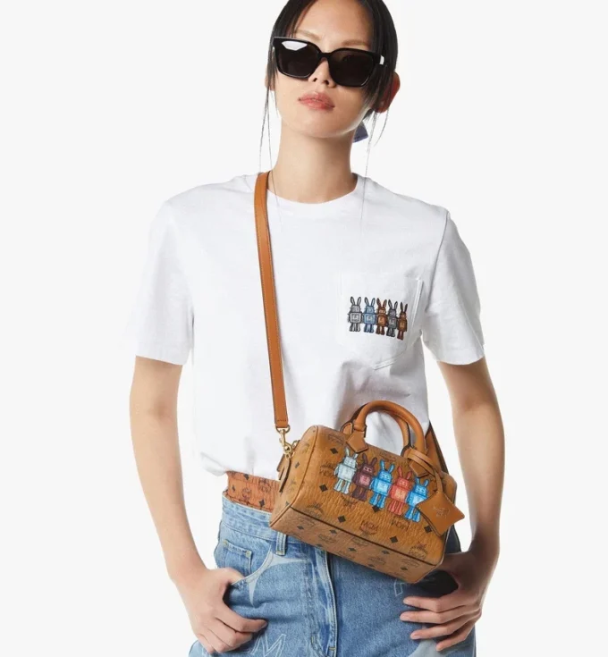 Ella Boston Bag in Rabot Visetos Ella Boston Bag in Rabot Visetos