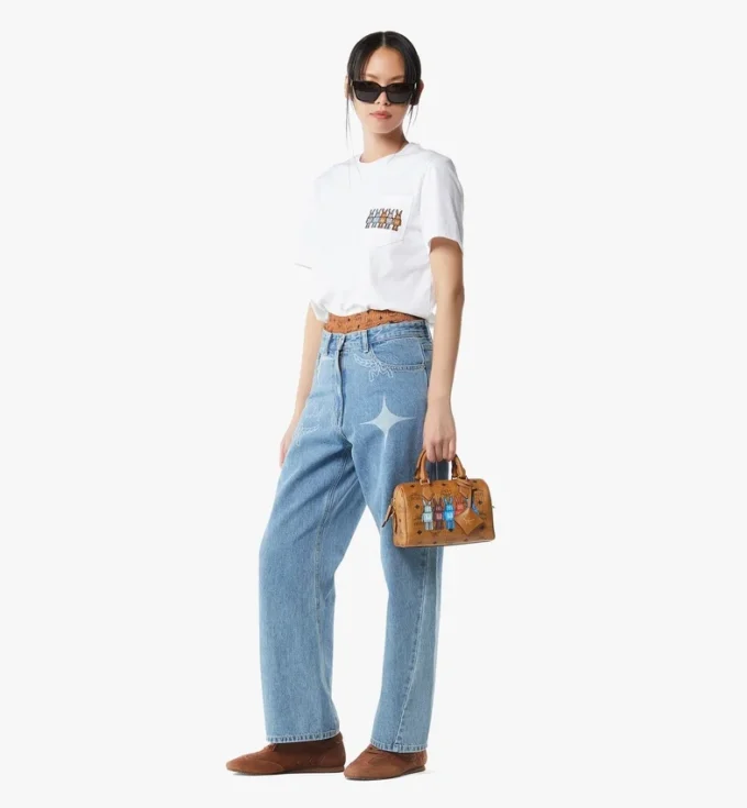 Ella Boston Bag in Rabot Visetos Ella Boston Bag in Rabot Visetos