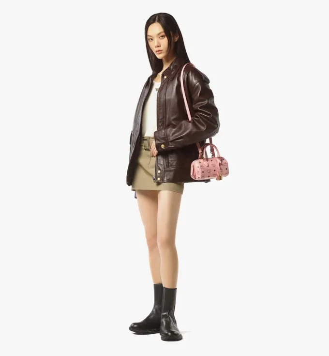 Ella Boston Bag in Visetos Ella Boston Bag in Visetos