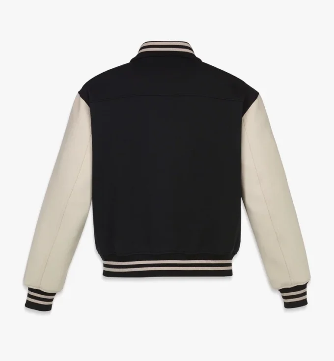 Essential Logo Patch Varsity Jacket Essential Logo Patch Varsity Jacket
