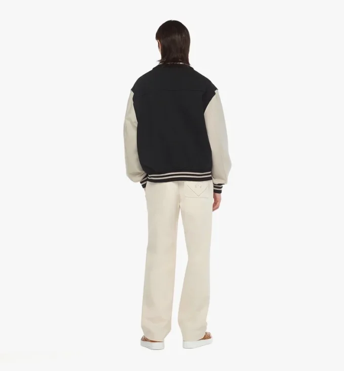 Essential Logo Patch Varsity Jacket Essential Logo Patch Varsity Jacket