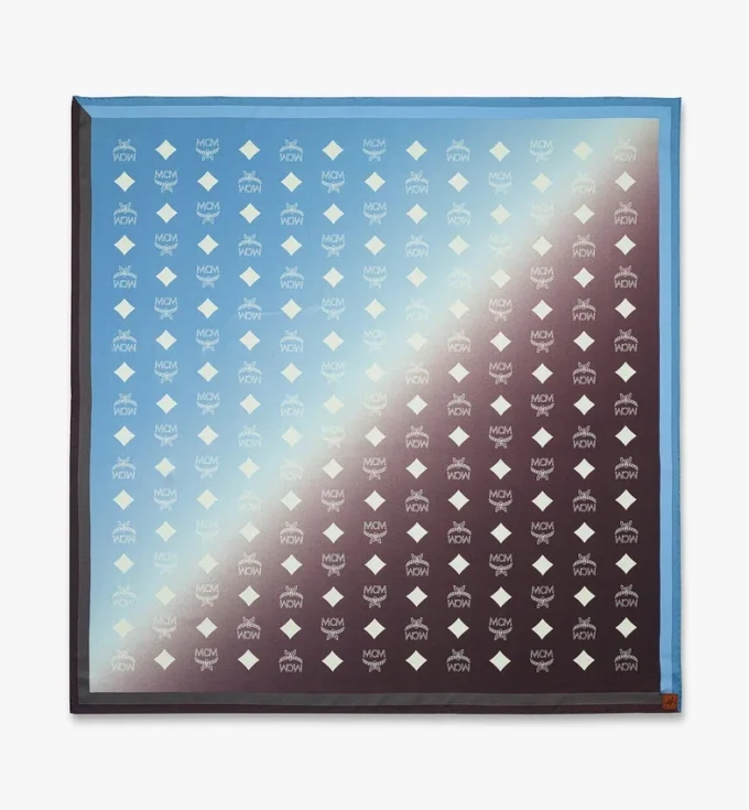 Gradation Monogram Scarf in Organic Silk