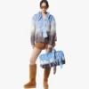 Gradation Monogram Scarf in Organic Silk