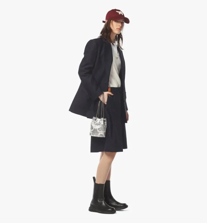 Himmel Bucket Bag in Sequin Monogram Leather Himmel Bucket Bag in Sequin Monogram Leather