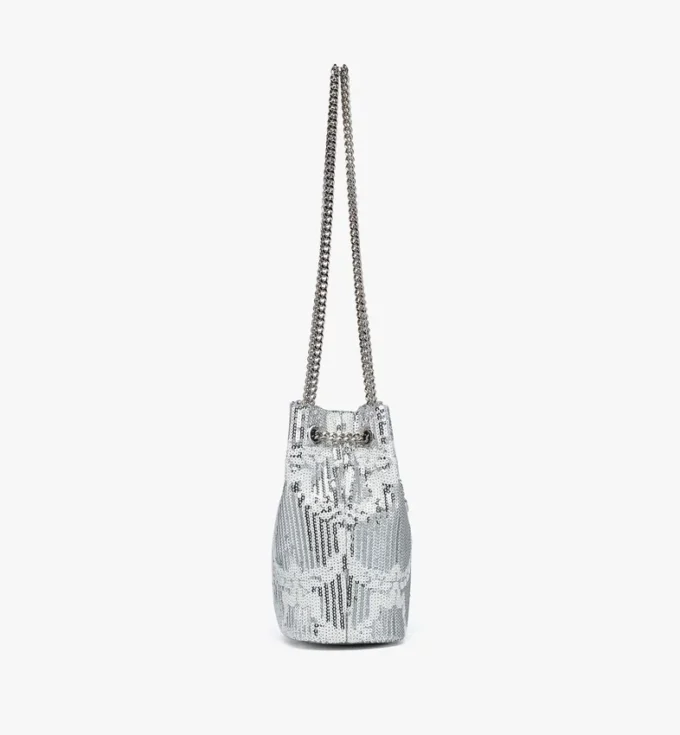 Himmel Bucket Bag in Sequin Monogram Leather Himmel Bucket Bag in Sequin Monogram Leather