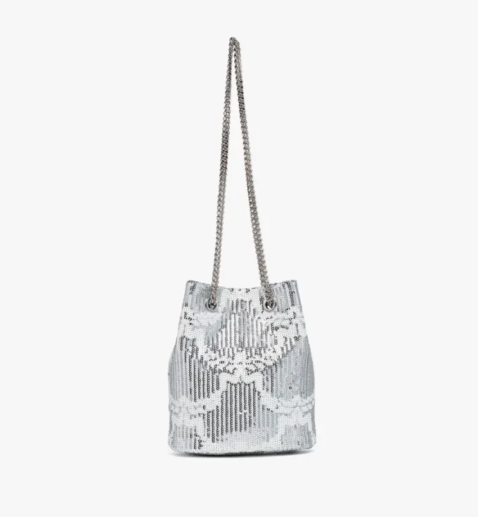 Himmel Bucket Bag in Sequin Monogram Leather Himmel Bucket Bag in Sequin Monogram Leather