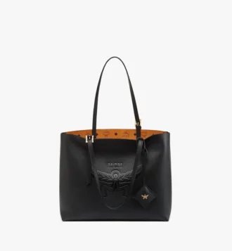 Himmel Shopper in Embossed Logo Leather Himmel Shopper in Embossed Logo Leather