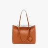 Himmel Shopper in Embossed Logo Leather