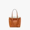 Himmel Shopper in Embossed Logo Leather Himmel Shopper in Embossed Logo Leather
