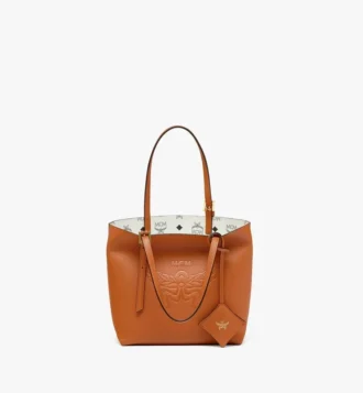 Himmel Shopper in Embossed Logo Leather Himmel Shopper in Embossed Logo Leather