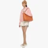 Himmel Shopper in Embossed Logo Leather