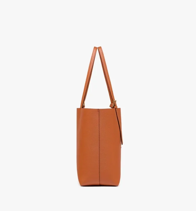 Himmel Shopper in Embossed Logo Leather