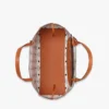 Himmel Shopper in Embossed Logo Leather