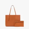 Himmel Shopper in Embossed Logo Leather