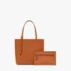 Himmel Shopper in Embossed Logo Leather Himmel Shopper in Embossed Logo Leather