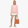 Himmel Shopper in Embossed Logo Leather