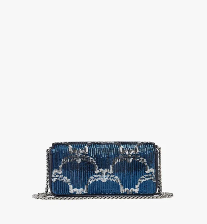 Himmel Shoulder Bag in Sequin Monogram Leather Himmel Shoulder Bag in Sequin Monogram Leather