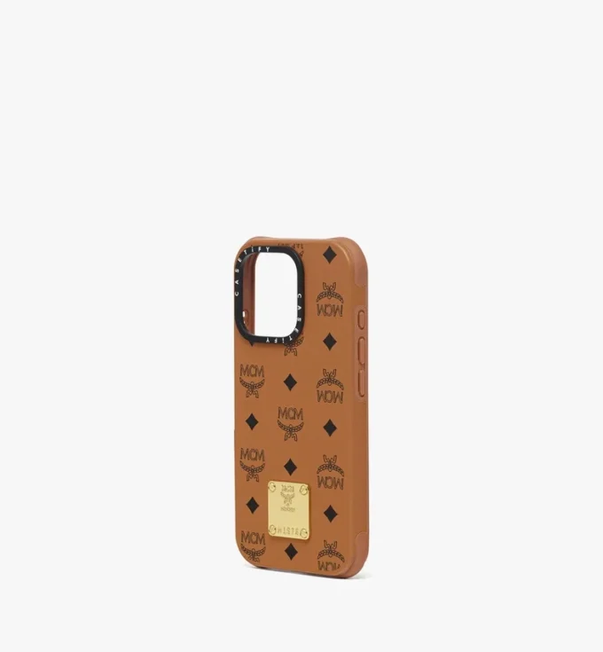 Iphone 16 Pro Mcm X Casetify Brass Plate Bioveg Iphone Case Iphone 16 Pro Mcm X Casetify Brass Plate Bioveg Iphone Case