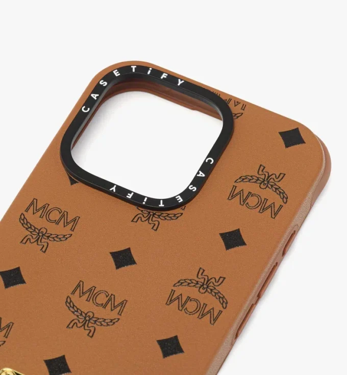 Iphone 16 Pro Mcm X Casetify Brass Plate Bioveg Iphone Case Iphone 16 Pro Mcm X Casetify Brass Plate Bioveg Iphone Case