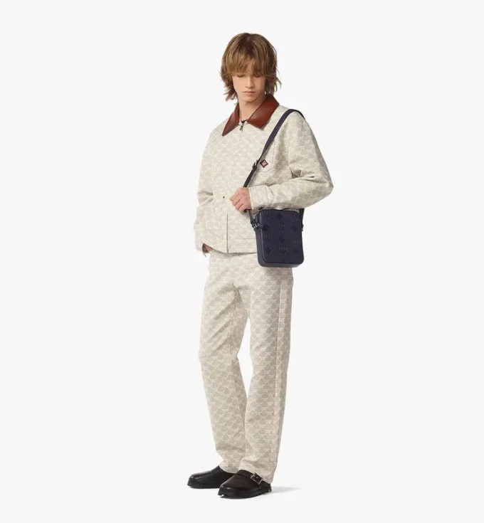 Klassik Crossbody in Maxi Monogram Leather Klassik Crossbody in Maxi Monogram Leather