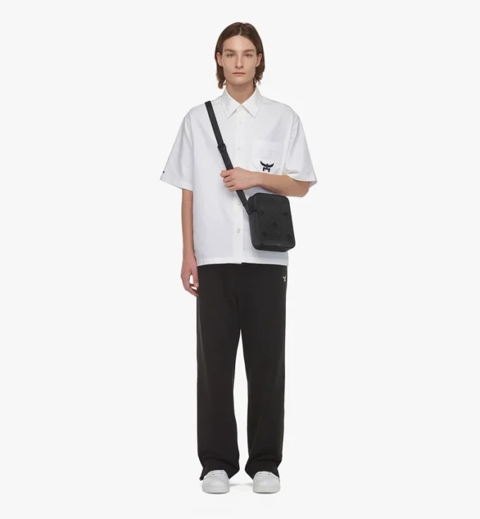 Klassik Crossbody in Maxi Monogram Leather Klassik Crossbody in Maxi Monogram Leather