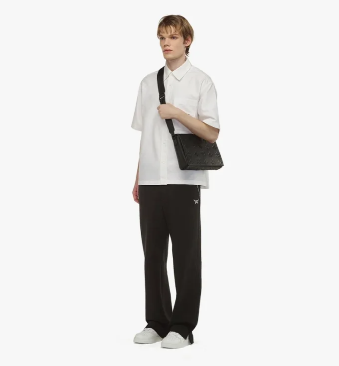 Klassik Messenger in Maxi Monogram Leather