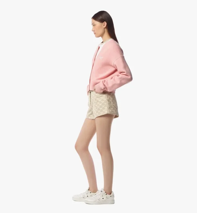 Laurel Cropped Cardigan in Wool and Recycled Cashmere Laurel Cropped Cardigan in Wool and Recycled Cashmere