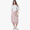 Monogram Midi Skirt in Recycled Nylon Monogram Midi Skirt in Recycled Nylon