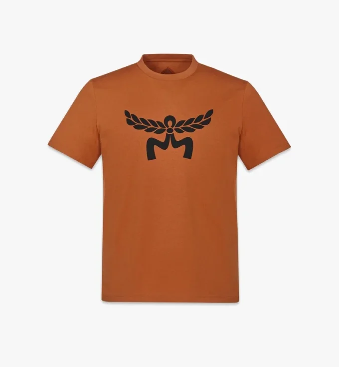 Laurel Logo Print T-Shirt in Organic Cotton Laurel Logo Print T-Shirt in Organic Cotton