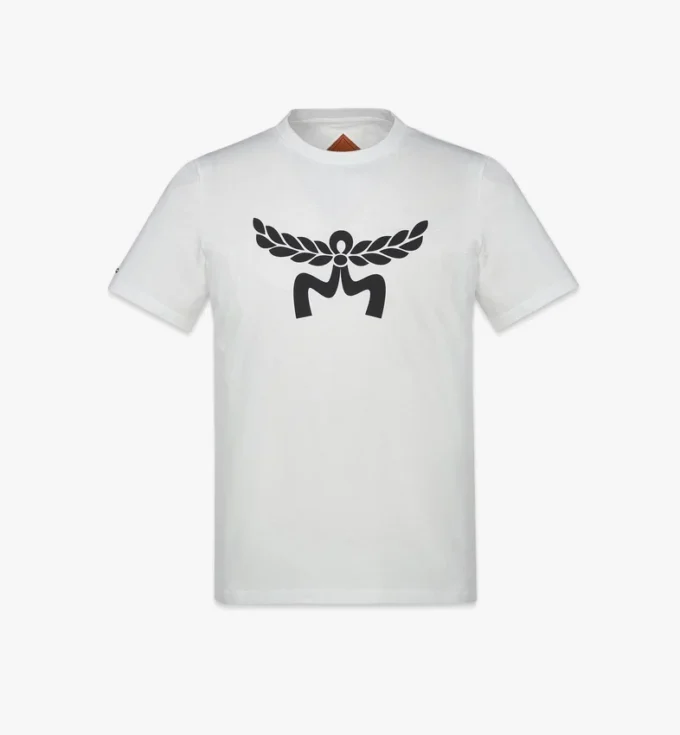 Laurel Logo Print T-Shirt in Organic Cotton Laurel Logo Print T-Shirt in Organic Cotton