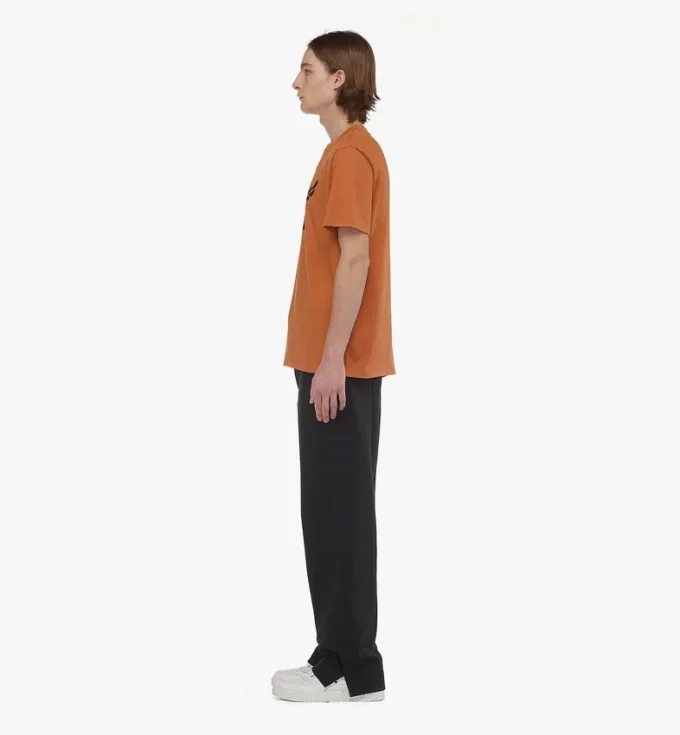 Laurel Logo Print T-Shirt in Organic Cotton Laurel Logo Print T-Shirt in Organic Cotton