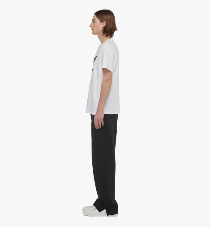 Laurel Logo Print T-Shirt in Organic Cotton Laurel Logo Print T-Shirt in Organic Cotton