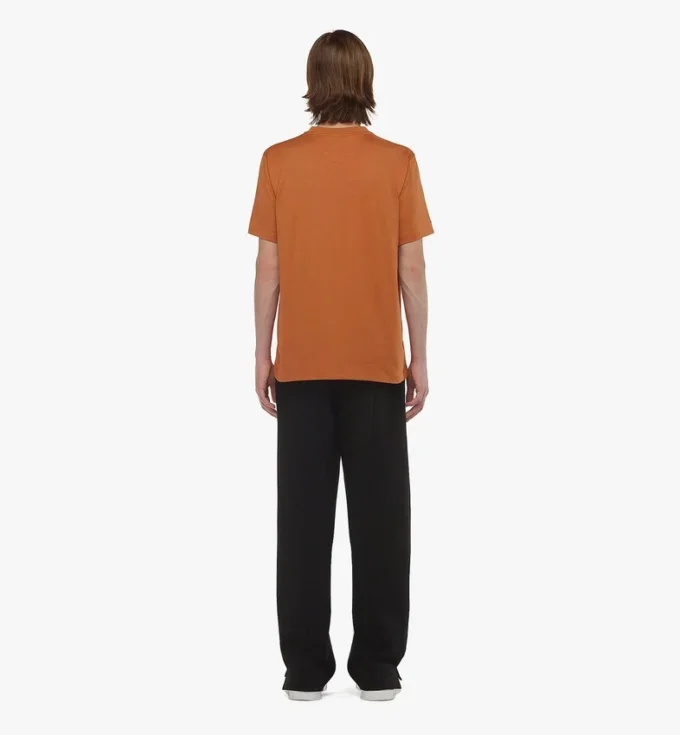 Laurel Logo Print T-Shirt in Organic Cotton Laurel Logo Print T-Shirt in Organic Cotton