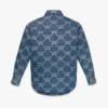 Lauretos Monogram Denim Shirt Lauretos Monogram Denim Shirt