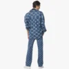 Lauretos Monogram Denim Shirt Lauretos Monogram Denim Shirt