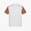 Logo T-Shirt in Organic Cotton and Monogram Econyl®