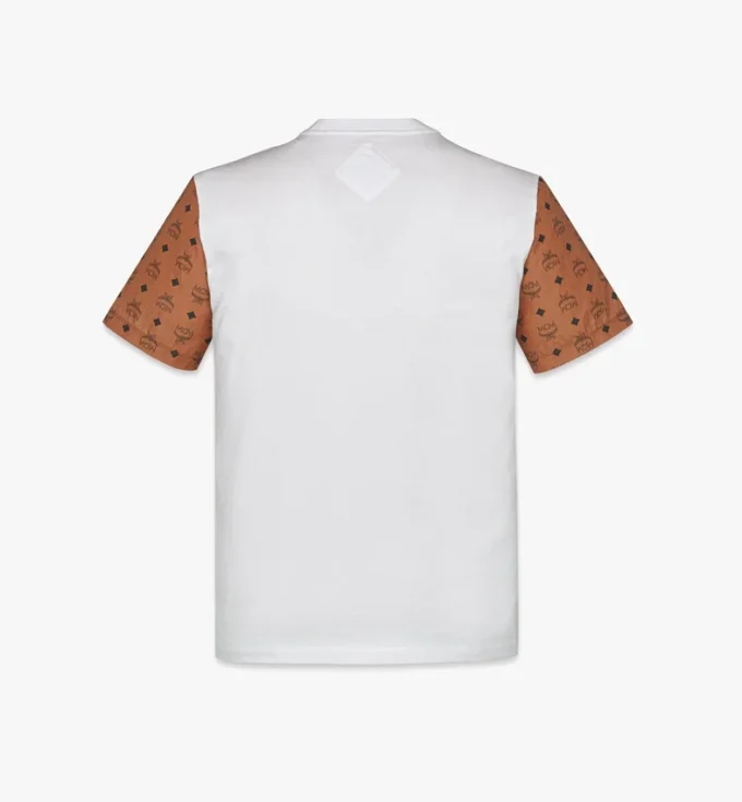 Logo T-Shirt in Organic Cotton and Monogram Econyl®