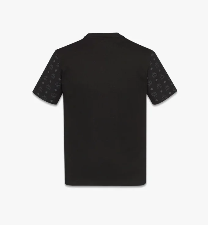 Logo T-Shirt in Organic Cotton and Monogram Econyl®