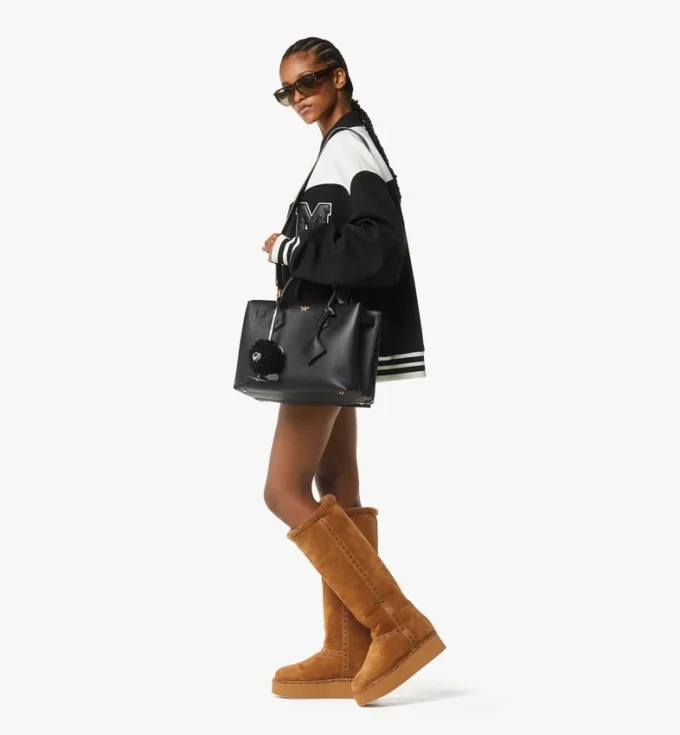 Milla Tote in Grained Leather Milla Tote in Grained Leather
