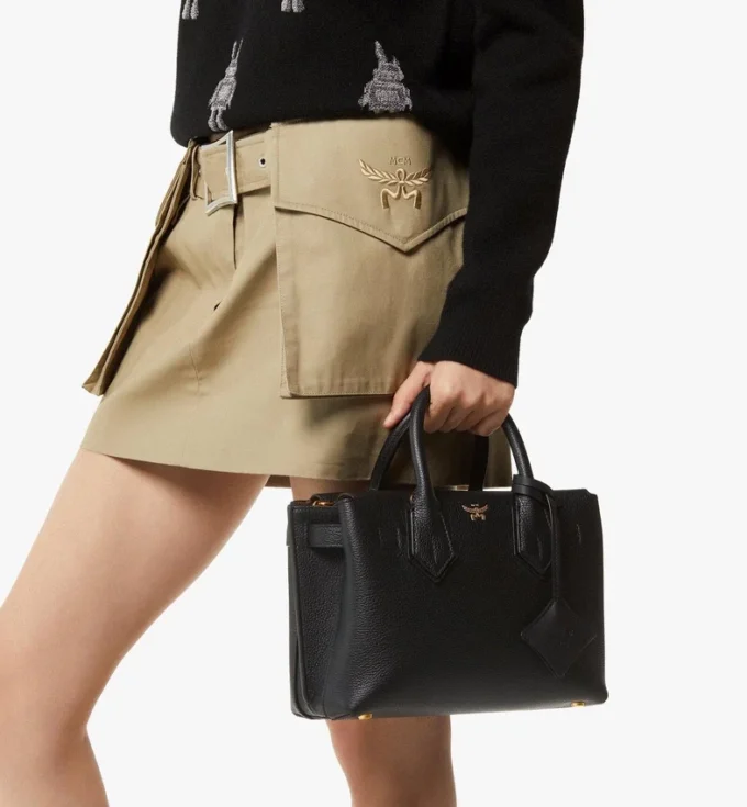 Milla Tote in Grained Leather Milla Tote in Grained Leather