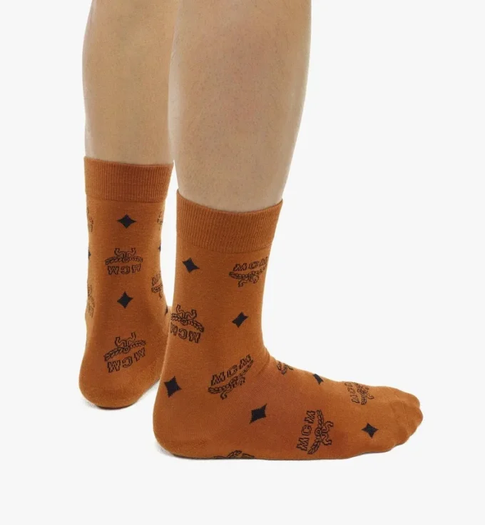 Monogram Knit Socks Monogram Knit Socks