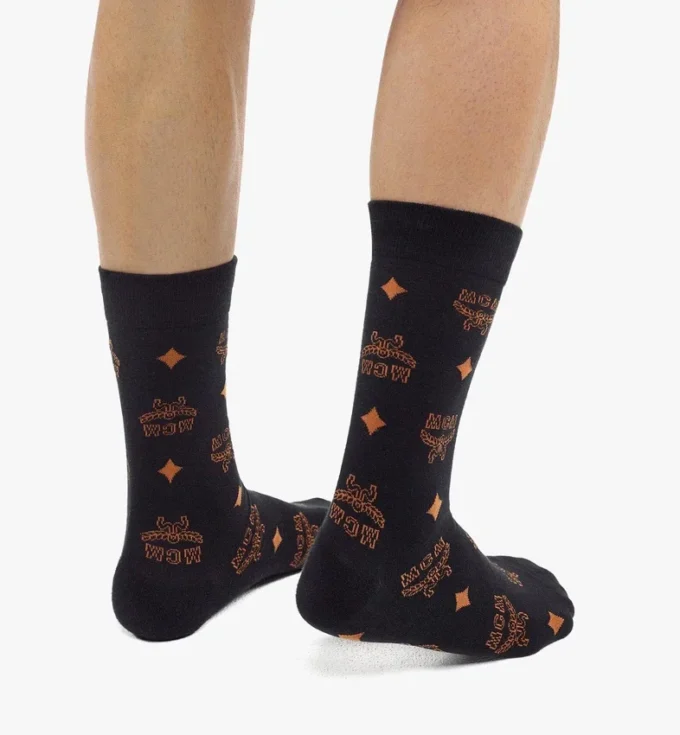 Monogram Knit Socks Monogram Knit Socks