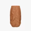 Monogram Midi Skirt in Recycled Nylon Monogram Midi Skirt in Recycled Nylon