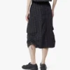 Monogram Midi Skirt in Recycled Nylon Monogram Midi Skirt in Recycled Nylon