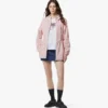 Monogram Print Hooded Windbreaker in Recycled Nylon Monogram Print Hooded Windbreaker in Recycled Nylon