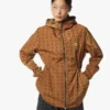 Monogram Print Hooded Windbreaker in Recycled Nylon Monogram Print Hooded Windbreaker in Recycled Nylon