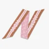 Monogram Print Petite Scarf in Organic Silk