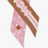 Monogram Print Petite Scarf in Organic Silk