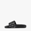Monogram Print Rubber Slides
